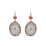 Tassel alloy hollow earrings