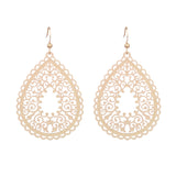Golden geometry double C earrings