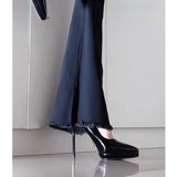 2025  Not tired feet waterproof table high heels women's thin heels pointed 2025 new black sexy versatile professional temperament single shoes