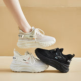 2025  ins Korean version of flying woven shoes  summer new student sports shoes breathable fitness running casual shoes YDY423
