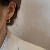 S925 Silver Needle Simple Sweet Earrings