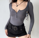 themeisles - Nolan Denim MIni Skirt