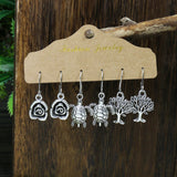 Vintage ethnic butterfly earrings