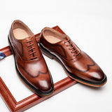 2025 Douyin men's shoes business casual British Oxford shoes comfortable cowhide inner lightweight breathable fashion leather