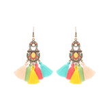 Bohemian Drip Tassel Earrings