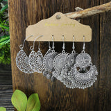 Vintage ethnic butterfly earrings