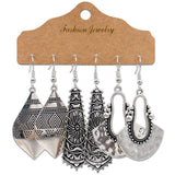 Snow tassel love wing earrings