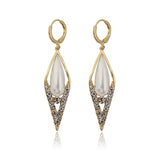 Cat's Eye Small Diamond Earrings