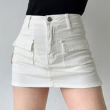 themeisles - New Revolution Denim Pocket Skirt