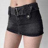 themeisles - Hot Girl Denim Mini Skirt
