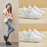 2025  ins Korean version of flying woven shoes  summer new student sports shoes breathable fitness running casual shoes YDY423