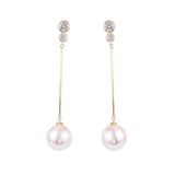 Zircon earring
