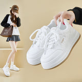spring little white shoes new Korean version ins female students platform heightening sports board shoes casual street shooting HQ890