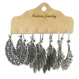 Vintage ethnic butterfly earrings