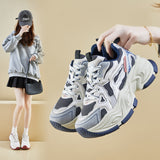 ins Korean version of the new dad shoes for women  spring student sports running casual shoes platform height increase FB9962