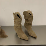 2025  Trendy brand Martin boots, these pair of atmosphere piled boots look good no matter how they are matched!