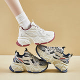 ins Korean version of the new dad shoes for women  spring student sports running casual shoes platform height increase FB9962