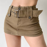 themeisles - Nolan Denim MIni Skirt