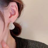 Water drop hoop earrings