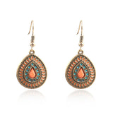 Drop oil geometric Bohemian earrings