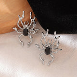 S925 Silver Needle Simple Earbone Spider Earrings