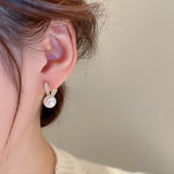 Lovely rabbit pearl earrings