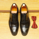 2025 Douyin Internet celebrity patent leather glossy dress business leather shoes pointed men's leather Oxford shoes British style wedding shoes
