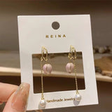 S925 Silver Needle Tulip Earrings