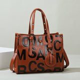 Women's bag new women's handbag bag high-end sense large-capacity tote bag fashionable texture letter shoulder tote bag