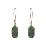 Horrible funny skull Halloween earrings