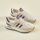 2025  ins Korean version of the new dad shoes girl  spring student sports running casual thick sole height increase street auction A5999