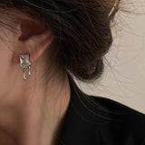 Diablo lava drop diamond earrings