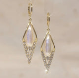 Cat's Eye Small Diamond Earrings