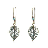 Bohemian Nepalese beads pendant earrings