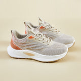 ins tide Korean version of flying woven sports shoes for women's  spring new student running casual shoes to increase the height of street shooting Q1003