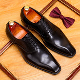 2025 New leather shoes men's casual leather shoes Korean version cowhide British trend versatile leather business dress men's shoes