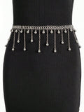 4449 2025 waistchain small bead pendant fringed waist chain waist jewelry party party daily wear waist chain
