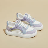 2025  spring little white shoes new Korean version ins female students platform heightening sports board shoes casual street shooting K1225