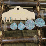 Ocean wind holiday starfish shell creative personality simple earrings