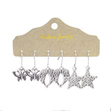 Vintage ethnic butterfly earrings