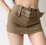 themeisles - Nolan Denim MIni Skirt