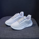2025  ins Korean version of flying woven women's shoes  summer new student sports shoes women's breathable fitness running casual shoes 283