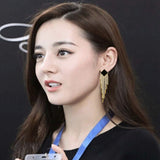Long tassel earrings