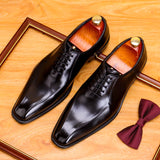 2025 Leather shoes men's cowhide fashion Korean version of small leather shoes men's dress shoes suit shoes men's British lace-up casual leather