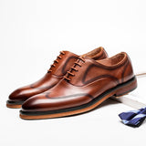 2025 Douyin men's shoes business casual British Oxford shoes comfortable cowhide inner lightweight breathable fashion leather