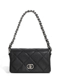 Xiaoxiangfeng rhombus shoulder women's bag versatile temperament caviar pattern chain bag messenger bag