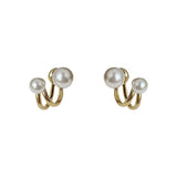 About S925 silver needle pearl earrings