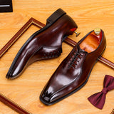2025 Leather shoes men's cowhide fashion Korean version of small leather shoes men's dress shoes suit shoes men's British lace-up casual leather
