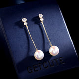 Zircon earring