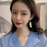 S925 Silver Needle Simple Geometric Retro Earrings